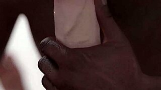 The black man sucks the big white dick