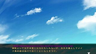 Maid-san to Boin Game Final Scene Orgy in English Hentai