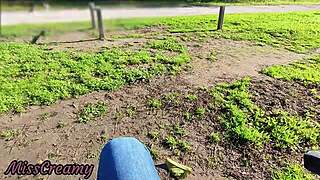 Flashing Cock In Public Park With Stepdaughter's Help