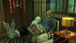 Street girl in boots picks up customer for night work