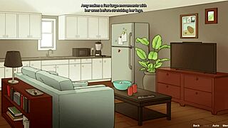 amy meets her futanari roommate and they shower together