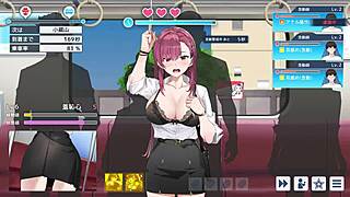 Undercover girl rina in hentai chikan game