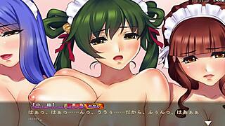 Maid-san to Boin Game Final Scene Orgy in English Hentai