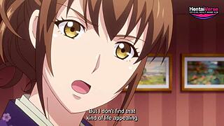 Animated hentai about the art of love and desire in a cartoon style