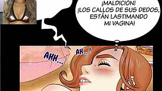 Erotic chapter with my aunt in anime