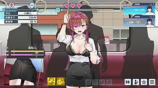 Undercover girl rina in hentai chikan game
