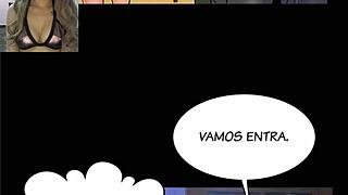 Erotic chapter with my aunt in anime