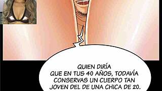 Erotic chapter with my aunt in anime