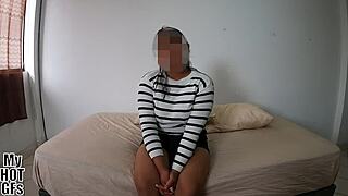 xiomara comes to porn casting and ends with face full of cum