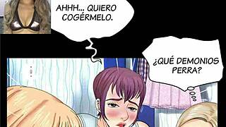 Erotic chapter with my aunt in anime