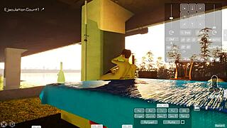 i ride the shota in this hentai game with big tits and squirting