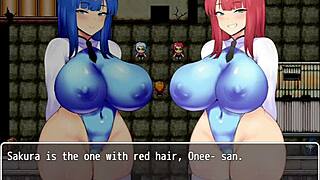 Girls chase criminals in police story with ruri and sakura twins