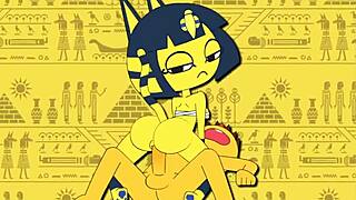 Original Ankha Animation Teases With Cartoon Seduction
