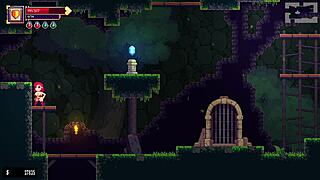 Scarlet maiden conquers bosses in sexy hentai game!