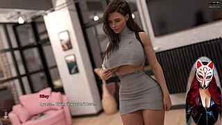 Steps of Debauchery 22 - Brunette Masturbates with Buttplug in Skirt