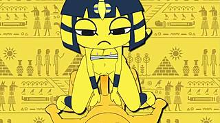 Original Ankha Animation Teases With Cartoon Seduction