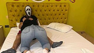 Ghostface says, 'Give me that blowjob!'