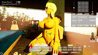 i ride the shota in this hentai game with big tits and squirting