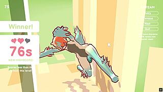 Odymos LGBT Hentai Game Ep 2: Fucking the Ceiling Lamp as Anal Plug!