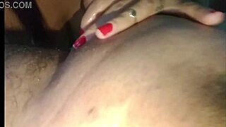 The brunette milf prostitute enjoys close-up play with her big ass in anime style.