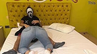 Ghostface says, 'Give me that blowjob!'