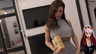 Steps of Debauchery 22 - Brunette Masturbates with Buttplug in Skirt