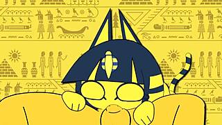 Original Ankha Animation Teases With Cartoon Seduction