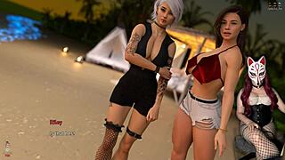 I can't resist these sexy beach babes in Steps of Debauchery 31