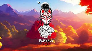 sexy secretary with huge boobs teases in office game