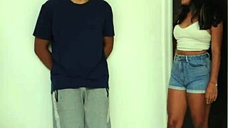 Neighbor asks to stay over for chat