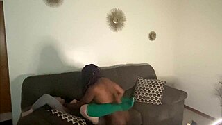 squirter blonde moans loud back to back orgasms with big black cock
