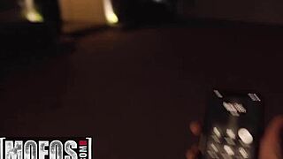 Xander watches Desiree Dulce and Aubree Valentine make out before fucking them both hard.