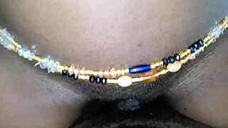 Boss roughly fucks tight African teen at work