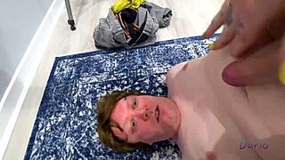 cum slave daniel worships livie blainn