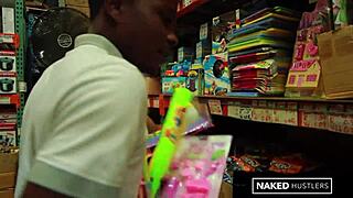 why is this latina girl sucking dick in public?