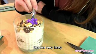 Cute girl rides big cock in Budapest