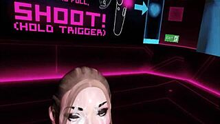 Let's Play Cherry Vs Amy in VR: Intense Tits Sucking and Bold Action