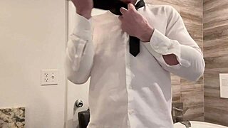 Behind the scenes preparation for porn shoot