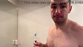 Behind the scenes preparation for porn shoot