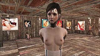fallout 4 takes extreme bondage to new levels with teen brunette