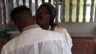 BBW neighbor gets hardcore fucked during church project check