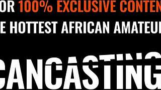 Amateur ebony milf nails casting with big cock producer