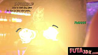 blonde babe drains succubus pheromones with mouth on huge cocks