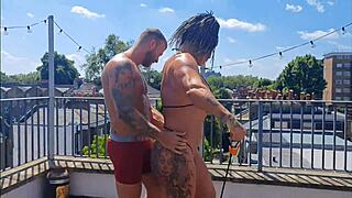 My Muscular Friend Fucked Me Hard After Training