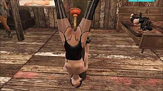 fallout 4 takes extreme bondage to new levels with teen brunette