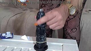 i'm deep throating giant toys in my ass and pussy with my friend, oh god!