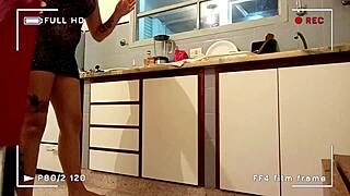 Caught Stepdad Recording Us Fucking In Kitchen