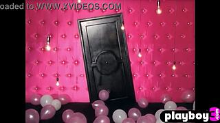 Hey, check out Victoria Silvstedt, mature blonde with big tits! This hot milf strips naked for solo posing.