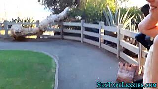 Blonde lesbians intensely finger each other's tight cunts in POV homemade scene