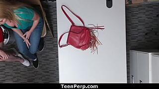 Lp Officer Provides Deterrent to Teen 18+ Perp with Big Cock